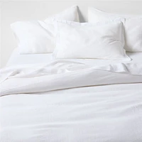 Aire Natural Hemp Crisp White Twin/Twin XL Duvet Cover