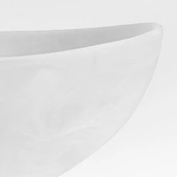 Naya White Resin Serving Bowl
