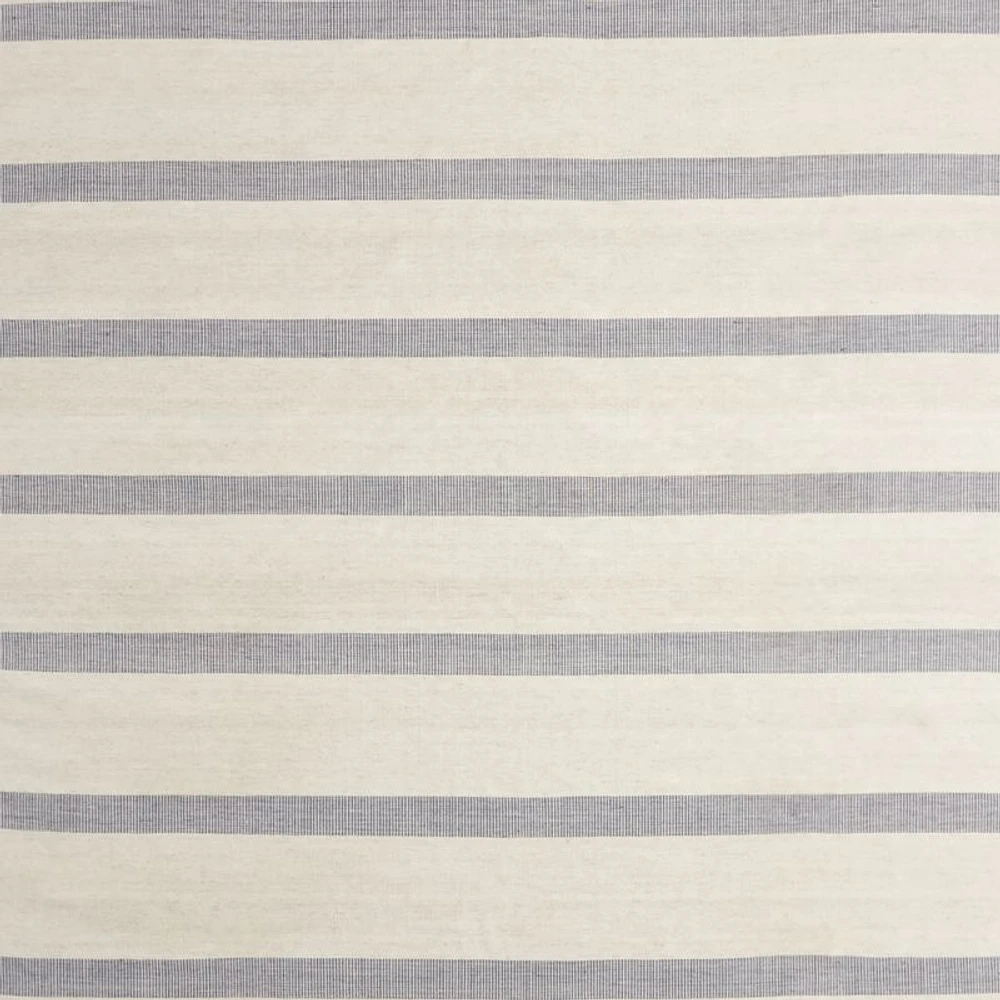 Newport Performance Wool-Blend Handwoven Navy Blue Area Rug 9'x12'