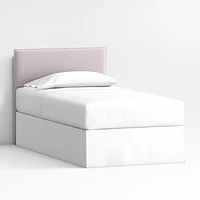 Noa Lilac Upholstered Flange Kids Twin Headboard