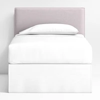 Noa Lilac Upholstered Flange Kids Twin Headboard