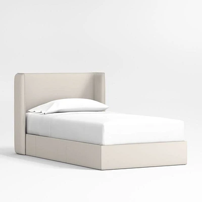 Noa Shelter Upholstered Kids Twin Storage Bed