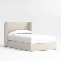 Noa Shelter Upholstered Kids Twin Storage Bed