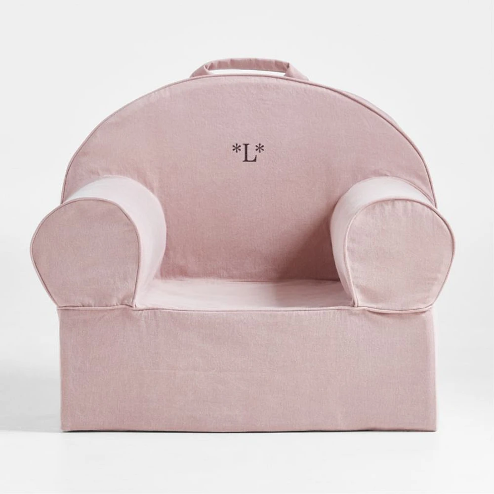 Large Lilac Mauve Kids Lounge Nod Chair Cover