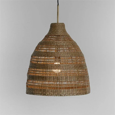 Nossa Medium Natural Woven Pendant Light