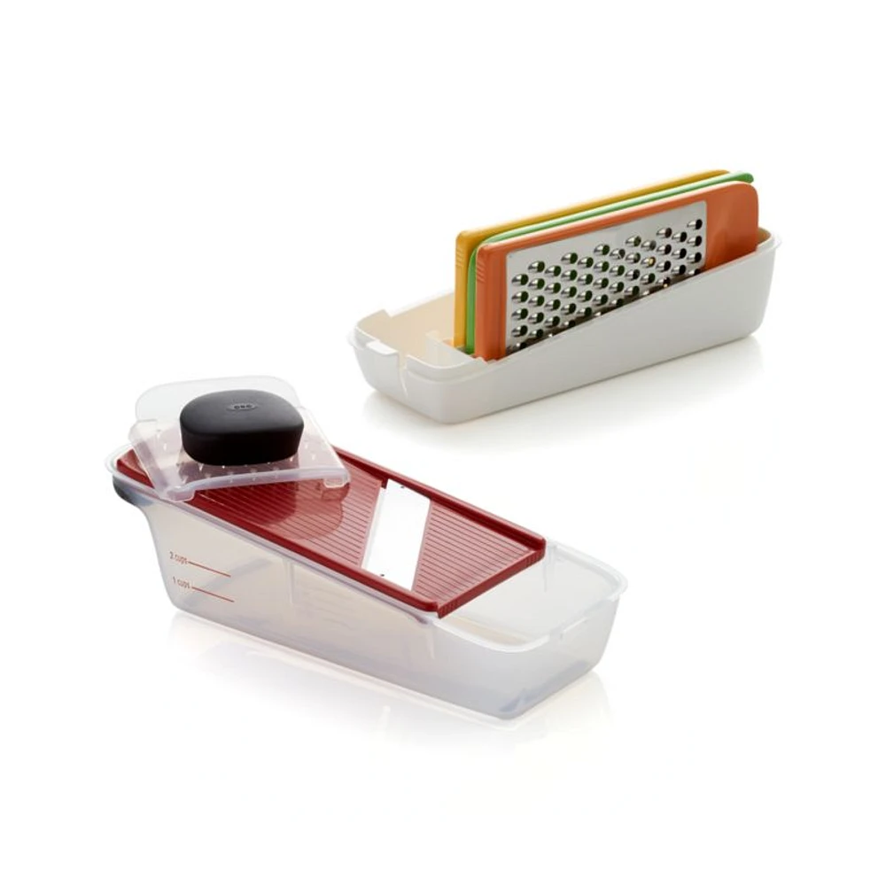 OXO ® Grate and Slice 6-Piece Flat Grater Set
