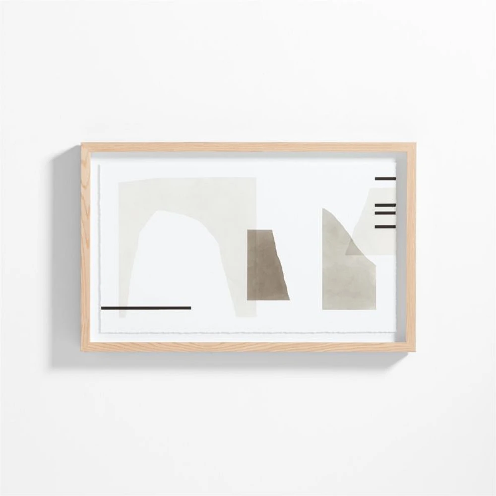 "Off Shore" by Kim Knoll 32"x20" Framed Wall Art Print
