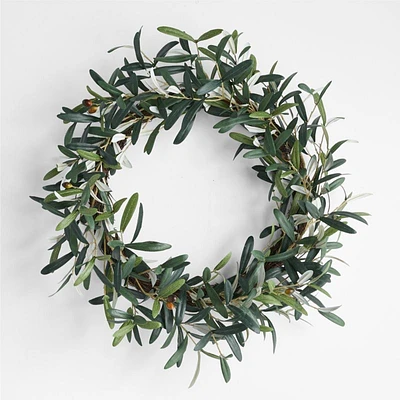 Faux Olive Wreath 30"