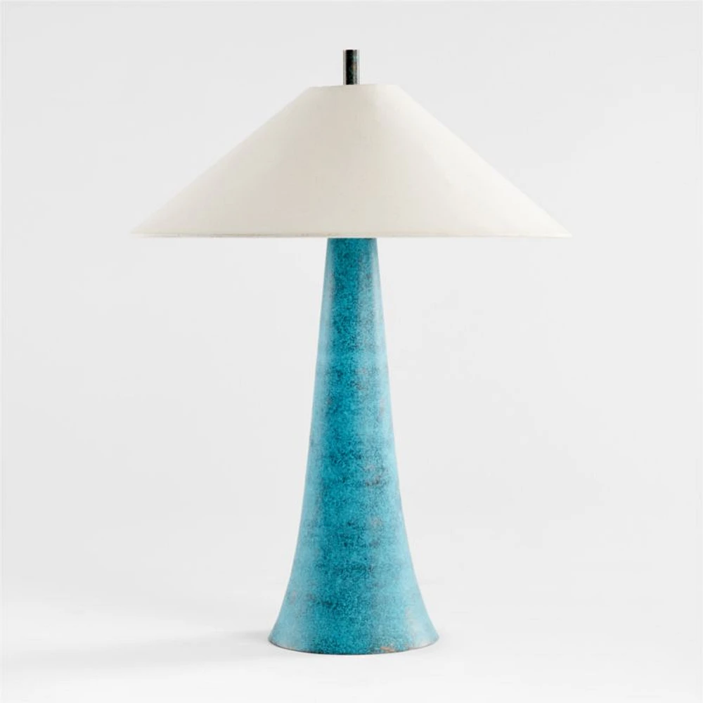 Opry Verdigris Green Table Lamp