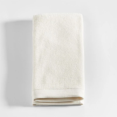 Ivory Antimicrobial Organic Cotton Hand Towel