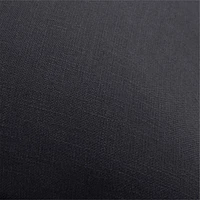 Organic Cotton Merrow Stitch 23"x23" Midnight Navy Throw Pillow Cover