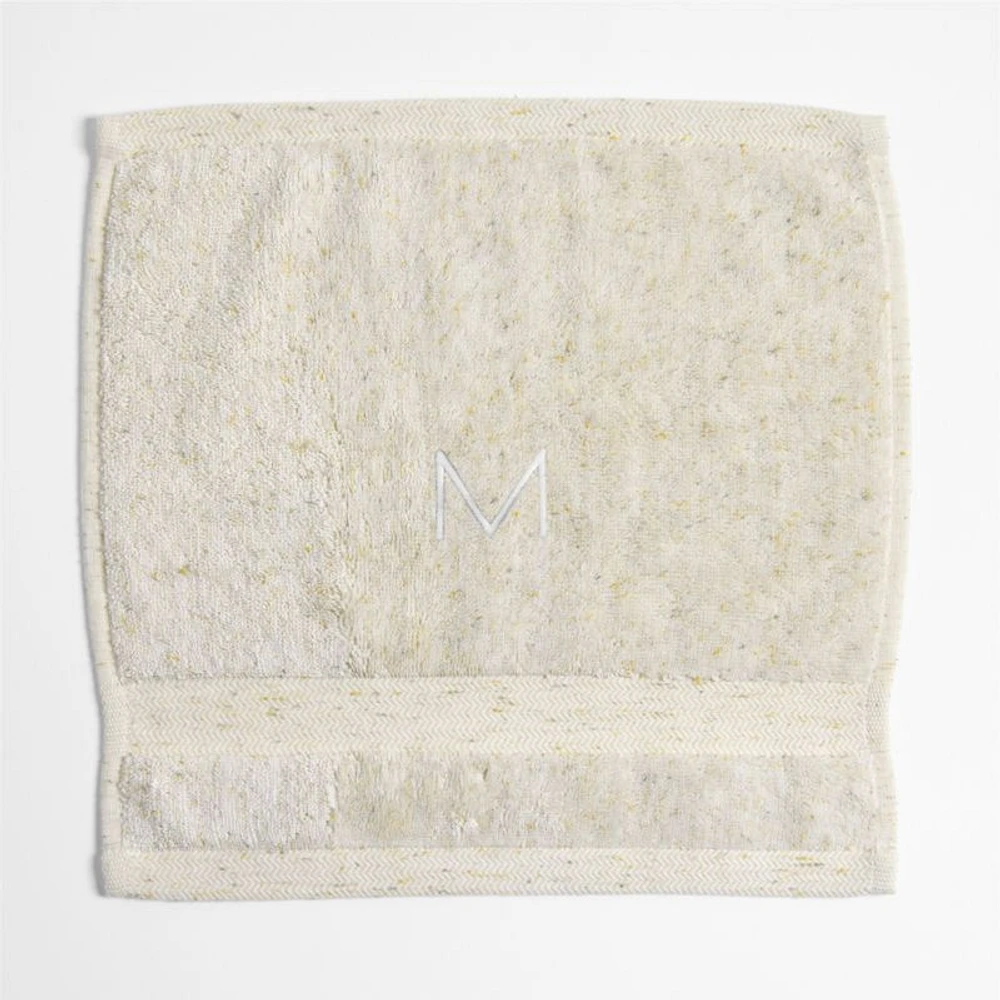 Organic Turkish Cotton Natural Beige Fleck Wash Cloth