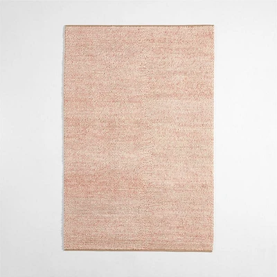 Orlian Wool Elegant Pink Kids Area Rug 5'x8'
