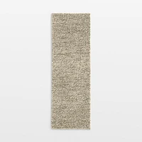Orly Wool Blend Handwoven Cream and Grey Runner Rug 2'10"x9'