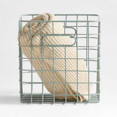 Outline Wire Metal Storage Bin with Handles