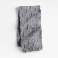 Oversized Recycled Cotton Blend Grey Utility Kitchen Towel