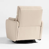Owen Natural Nursery Electronic Power Recliner with Night Light