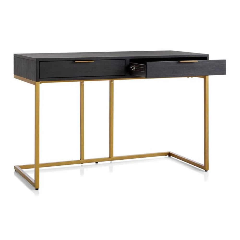 Oxford Black Small Storage Desk