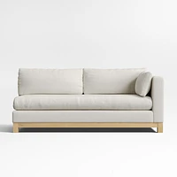 Pacific Wood Bench Right-Arm Sofa