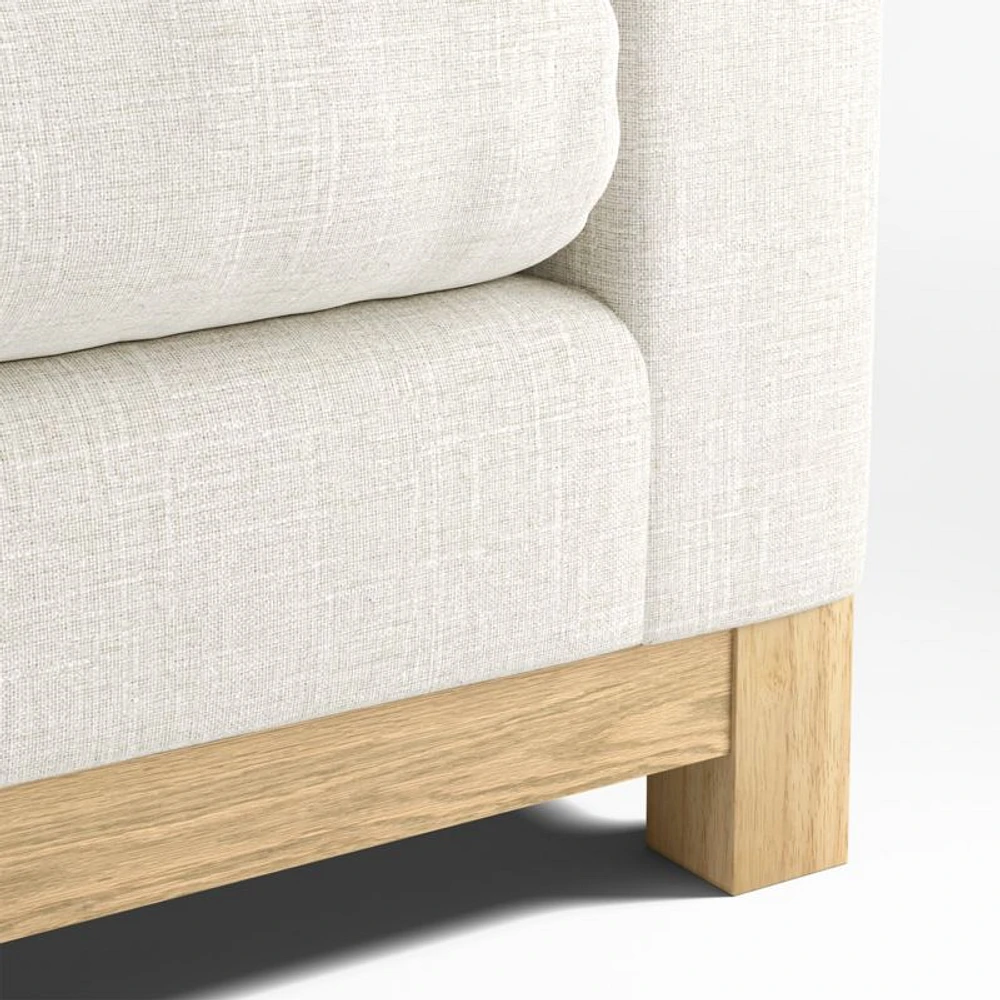 Pacific Wood Bench Right-Arm Sofa