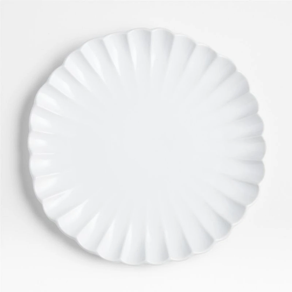 Palermo Scallop Stoneware Dinner Plate