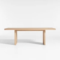 Papillon 88" Oak Wood Dining Table by Laura Kim