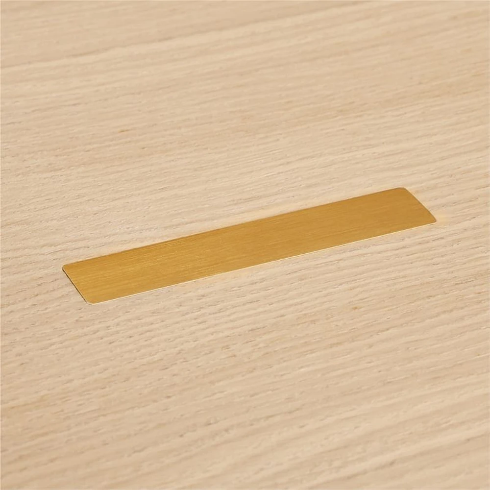 Paradox 89" Natural Oak Dining Table