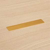 Paradox 89" Natural Oak Dining Table