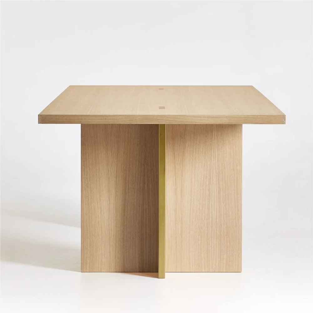Paradox 89" Natural Oak Dining Table