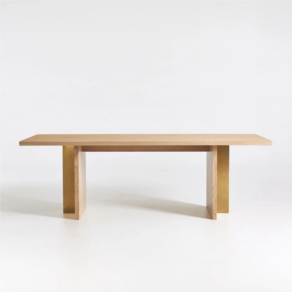 Paradox 89" Natural Oak Dining Table