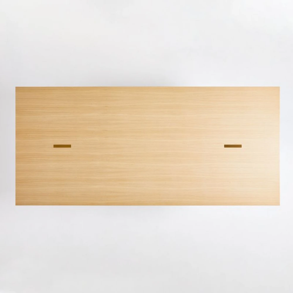 Paradox 89" Natural Oak Dining Table