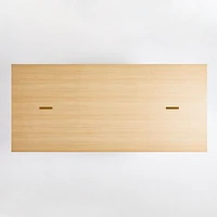 Paradox 89" Natural Oak Dining Table