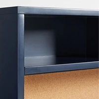 Parke Navy Blue Wood 2-Drawer Kids Desk
