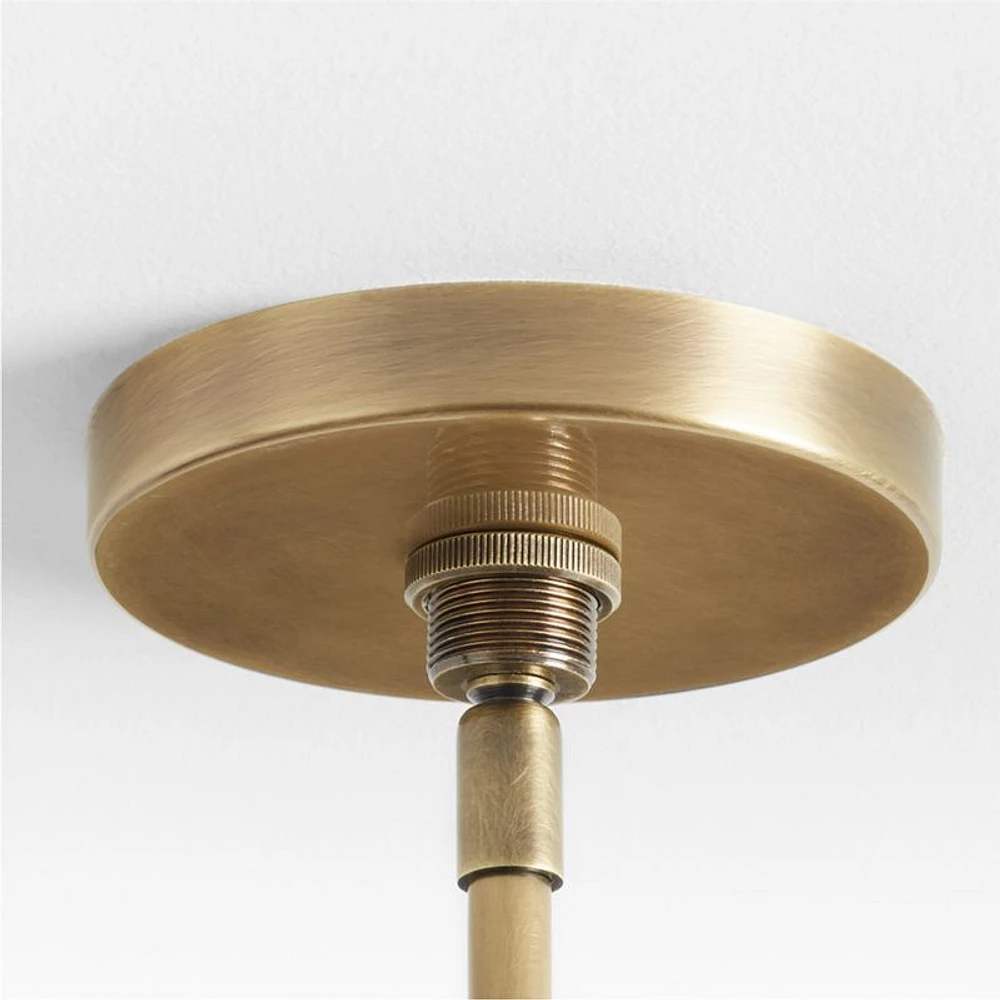 Patrice Ivory Linen Fabric Pendant Light
