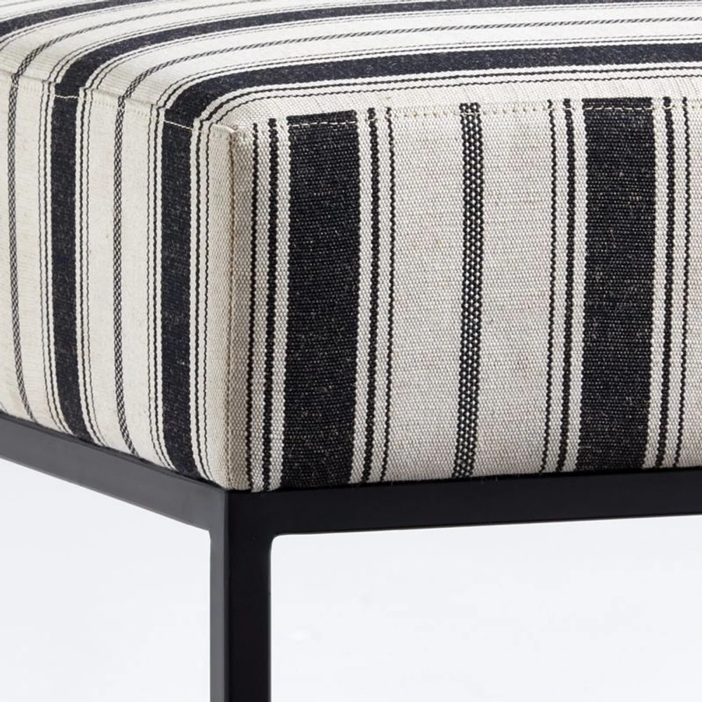 Pax Black Natural Bench