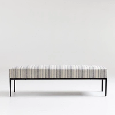 Pax Grey Natural Bench
