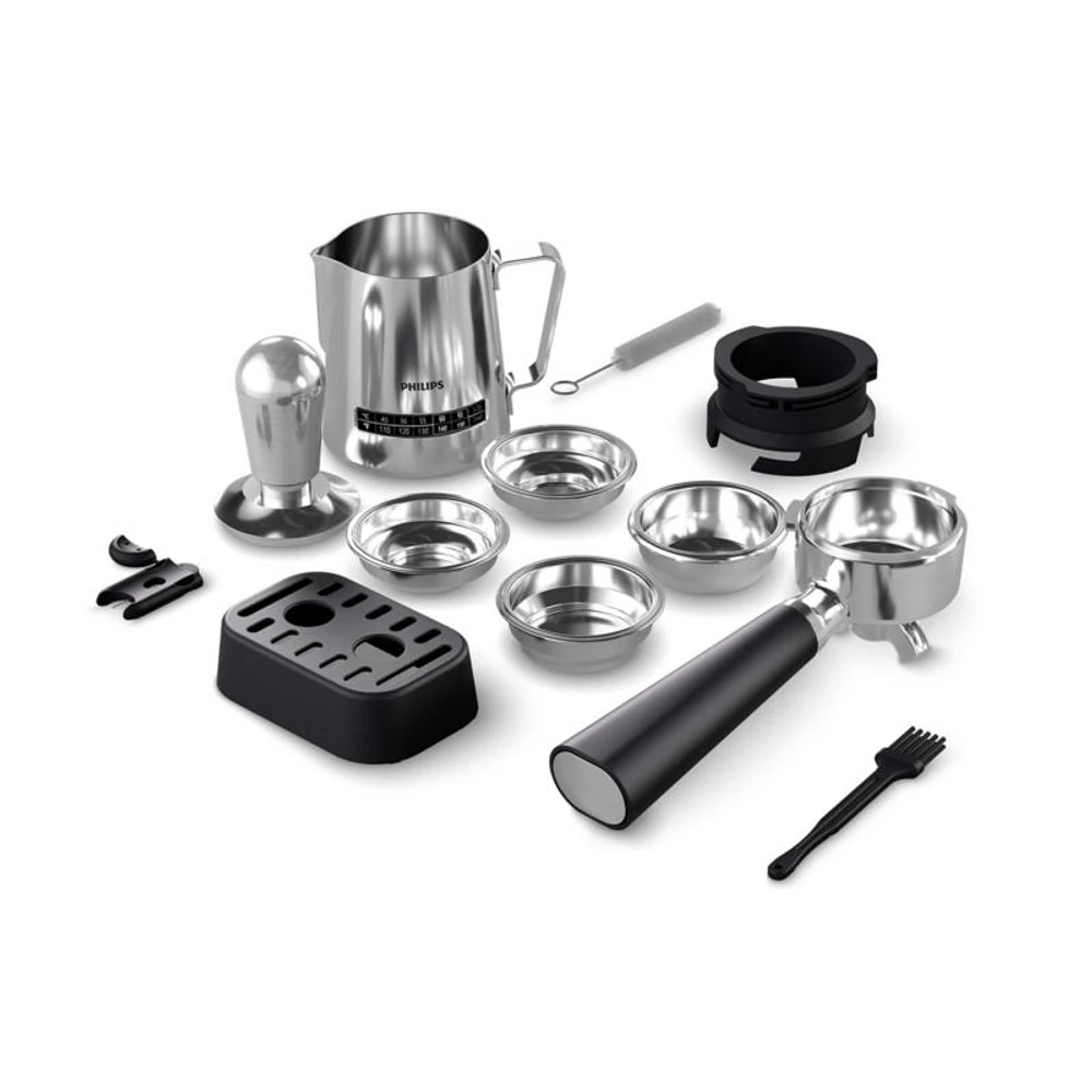 Philips BaristaBrew Dual Bean Hopper Espresso Machine in Stainless Steel