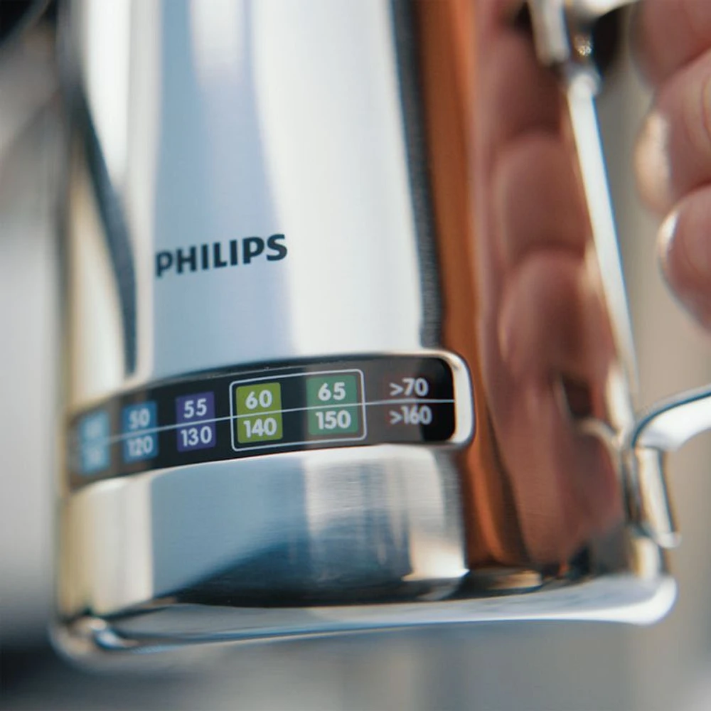 Philips BaristaBrew Dual Bean Hopper Espresso Machine in Stainless Steel