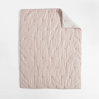 Pop Stitch Elegant Pink Organic Cotton Voile Kids Twin Comforter