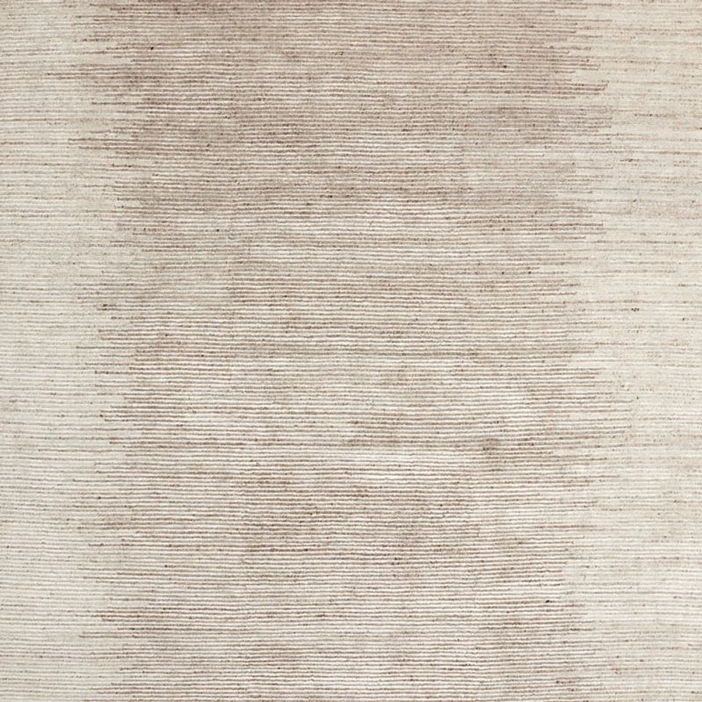 Prague Wool and Viscose Hand-Knotted Ombre Taupe Brown Area Rug 12'x15'