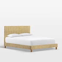 Priscilla Light Natural Woven Queen Bed