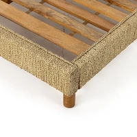 Priscilla Light Natural Woven Queen Bed