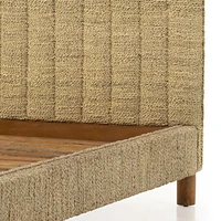 Priscilla Light Natural Woven Queen Bed
