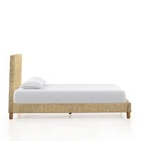 Priscilla Light Natural Woven Queen Bed