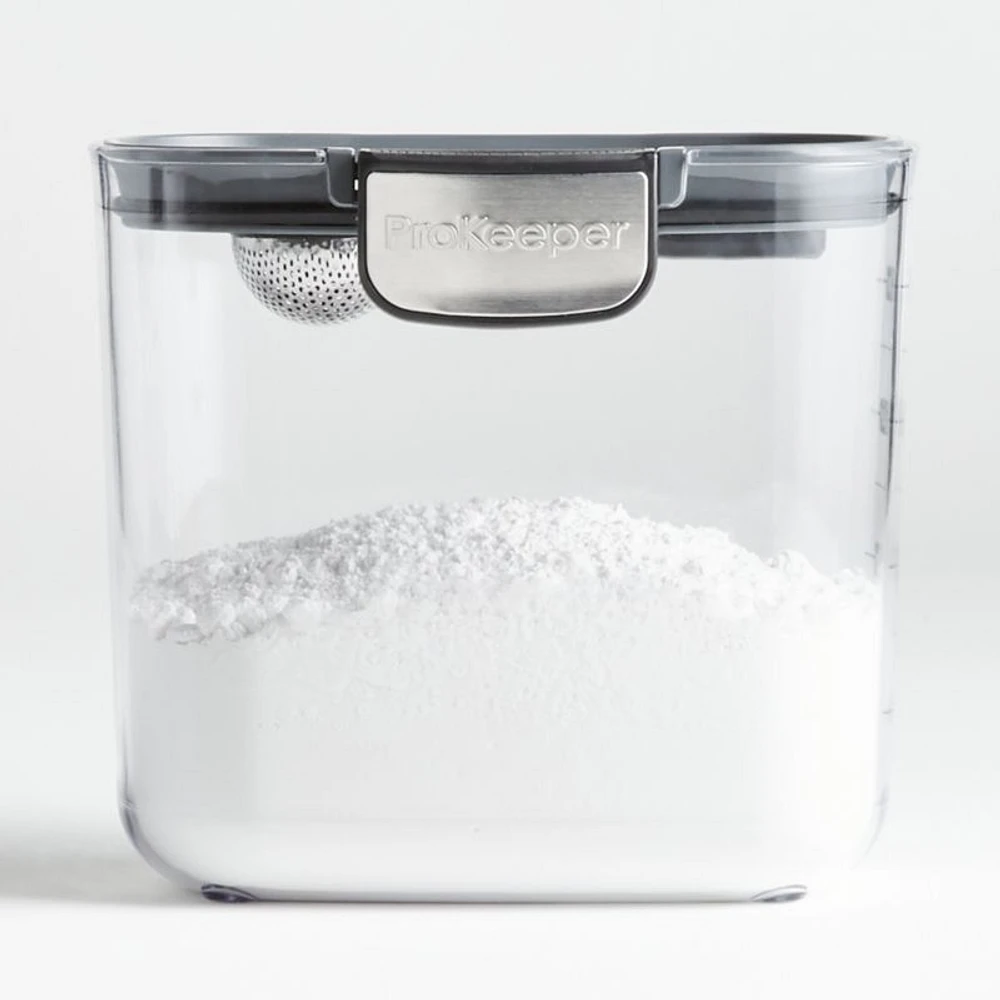 Progressive ® ProKeeper + 2-Qt. Powdered Sugar Storage Container