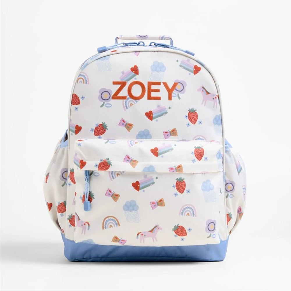 Rainbows and Unicorns Kids Backpack with Side Pockets
