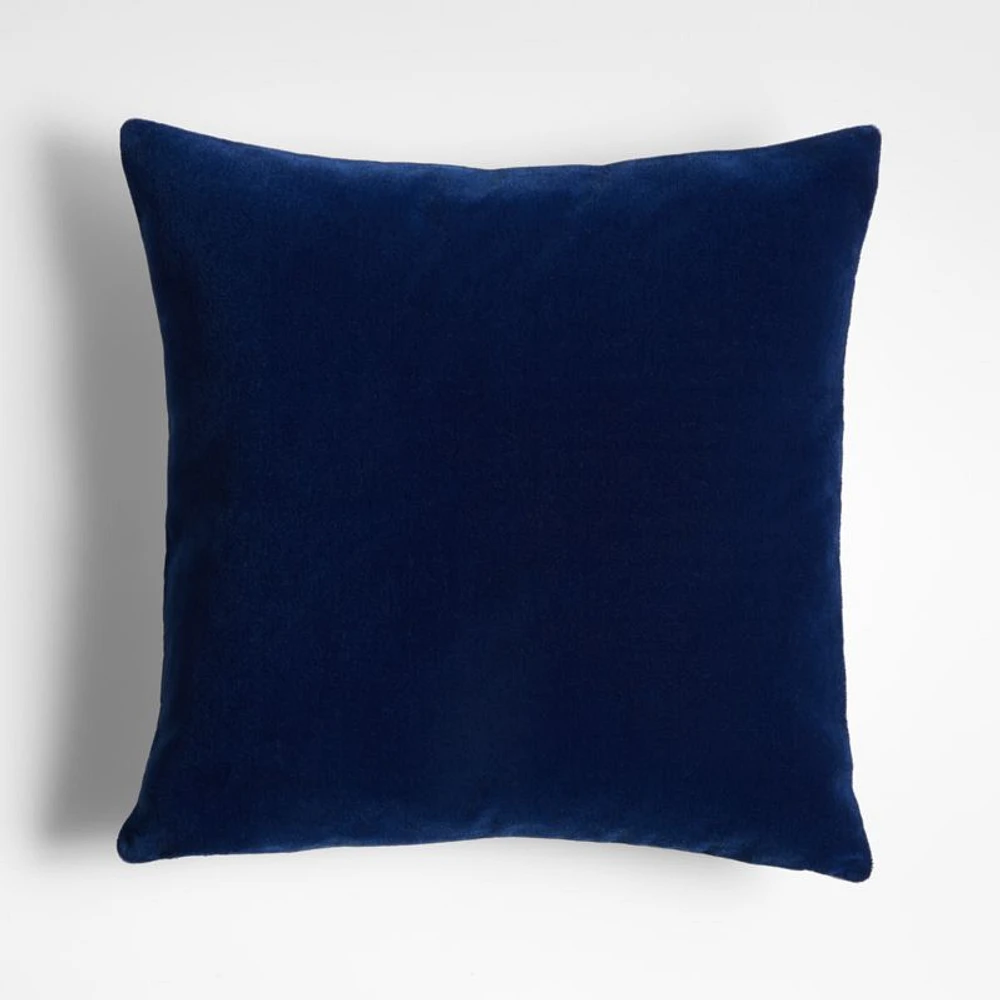 Deep Sea 20"x20" Faux Mohair Throw Pillow Cover