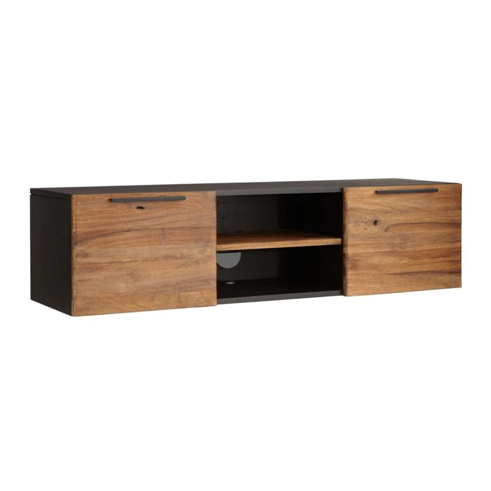 Rigby Natural 55" Small Floating Storage Media Console