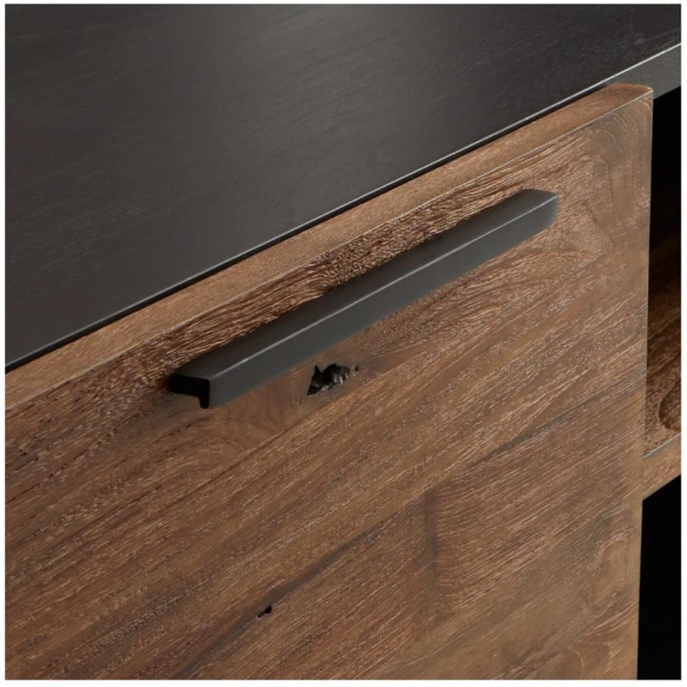 Rigby Natural 55" Small Floating Storage Media Console