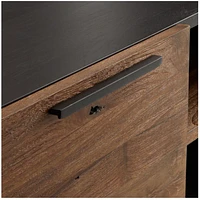 Rigby Natural 55" Small Floating Storage Media Console